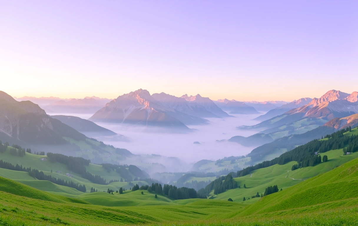 Berglandschaft in Österreich